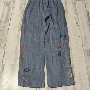 Johnny Was Elektra Linen Pants Size XS. NWT thumbnail 9