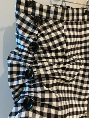 NWOT J.ING plaid fishtail midi skirt thumbnail 3