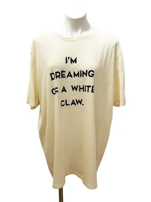 Bella Canvas I'm Dreaming of a White Claw Holiday Tee 3X thumbnail 3