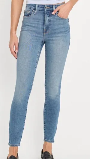 Good American Blue Denim Stretchy Jeans(Size 28) thumbnail 1