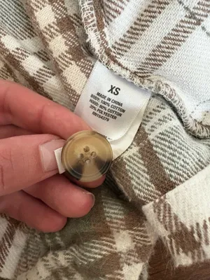 Aeropostale Crop Flannel Hoodie thumbnail 3