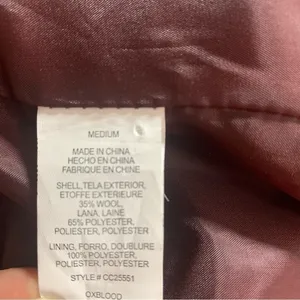 Thread & Supply Double Breasted Oxblood Peacoat Size Medium thumbnail 13
