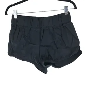 Halara High Waisted Dolphin Hem Casual Shorts 2" Black M thumbnail 3