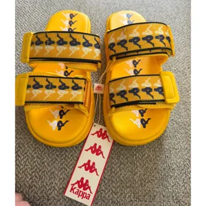 NEW! $75 Kappa 222 Banda Aster 3 in Yellow-Violet-White Slide Sandals‎ EU36 thumbnail 3