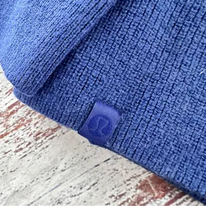 Lululemon Merino Wool-Blend Ribbed Crewneck Sweater Heathered Psychic Blue thumbnail 5