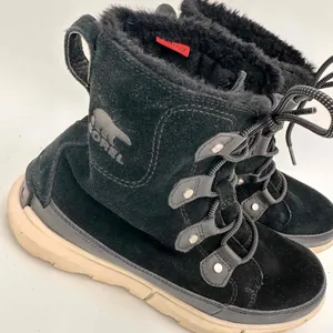 SOREL Women's Black Waterproof Lace-Up Explorer II Joan Boots Size 9.5 thumbnail 2