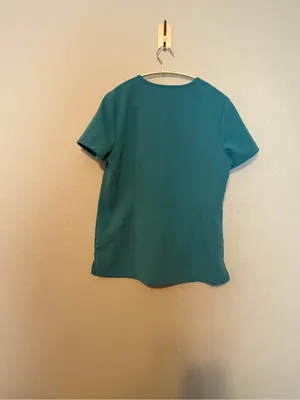 FIGS Casma Three Pocket Scrub‎ Top Green V-Neck FW1100 Size Small thumbnail 8