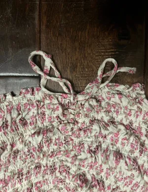 Urban Outfitters Pink Floral Tank Top thumbnail 3