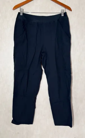 Mountain Hardwear Women’s Hiking Pull On Ankle Pants Ripstop Outdoor in Black S thumbnail 1