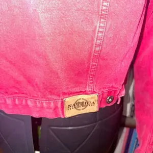 Nautica Jean Company red classic colorful denim M jacket thumbnail 3