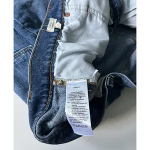 Madewell High Rise Frayed Hem Denim Shorts Blue Women's Size 33 thumbnail 4
