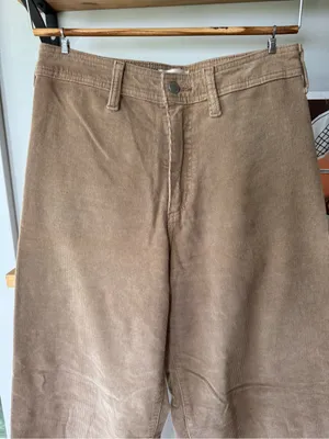 Universal Thread Sailor Wide Leg Corduroy Pants in Tan Size 4 thumbnail 7
