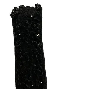 L'AGENCE Beaded Mini Dress Black Scoop Neck Sleeveless Cocktail Size XS‎ / 0 thumbnail 8