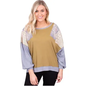 We The Free FREE PEOPLE Feelin it‎ Colorblock Army Combo T-Shirt Size XS OB1068176 $98 thumbnail 3