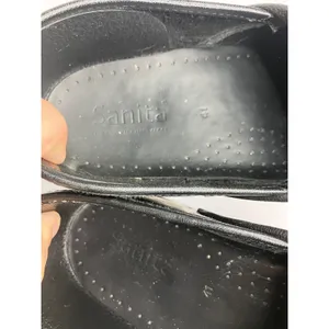 Sanita Clogs Women 41 Black Good Patent Leather Professional Slip On Comfort thumbnail 5