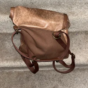 The Sak brown leather backpack in GUC. thumbnail 2