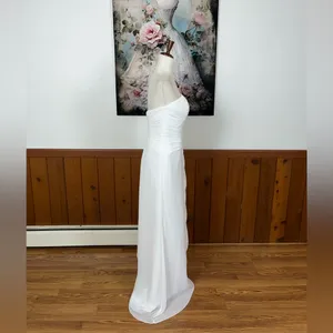Elegant Ada James Chiffon High Low Wedding Gown! thumbnail 5