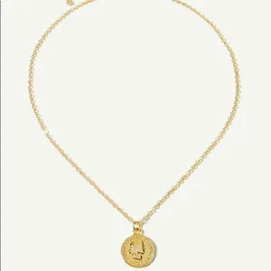 3/$30 💛 Coin Pendant Necklace Gold thumbnail 1