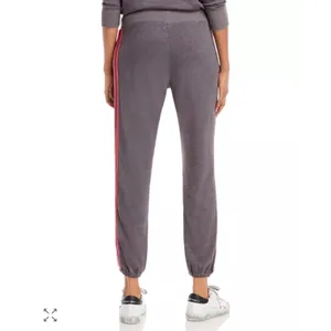 Sundry Women’s Small Jogger Sweatpants Vertical‎ Rainbow Side Stripe Travel thumbnail 3