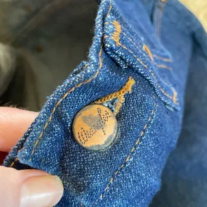 Deadstock vtg Wrangler denim 90s vintage jeans long inseam classic fit loose fit thumbnail 6