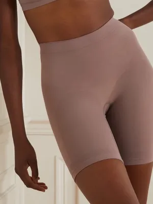 Skims Sculpting Short Mid Thigh Shorts 2X/3X in Umber thumbnail 1
