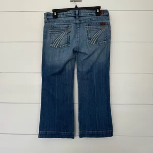 7 for All Mankind Dojo Cropped 7 Pocket Jeans thumbnail 3