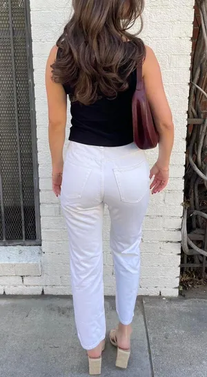 Weekday voyage mid rise straight leg denim / they fit like a 27 thumbnail 3