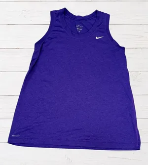 Nike Dri-FIT Tank Top Purple Women's Medium Athletic Running Workout thumbnail 1