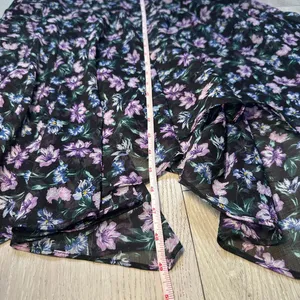 ASTR‎ The Label dress midi floral black one shoulder Adriana drop waist size s thumbnail 9