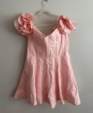 Bardot Sigma Mini Dress In Soft Pink thumbnail 9