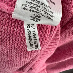Tommy‎ Bahama Cable Knit Sweater Womens Small Pink Hooded Pullover Linen Cotton thumbnail 13