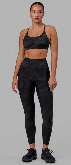 LSKD Ultra High Rise Camo Leggings Women’s Black Gray Gym Workout Yoga Pants thumbnail 1