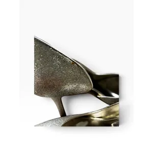 Anne Klein Akzya Pumps Size 10 Gold Silver Glitter D'Orsay Pointed Toe Stiletto thumbnail 7