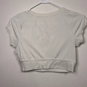 Aerie Cream Crop Top thumbnail 4
