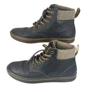 Dr. Martens Nalli‎ Brown Leather Ankle Boots Womens 6 UK4 EU37 Herringbone Lace thumbnail 1