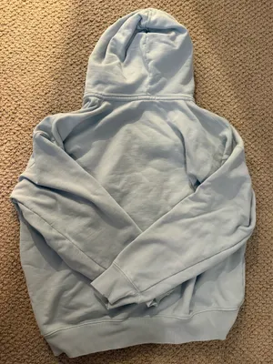 Brandy Melville Zip-Up Hoodie Blue thumbnail 3