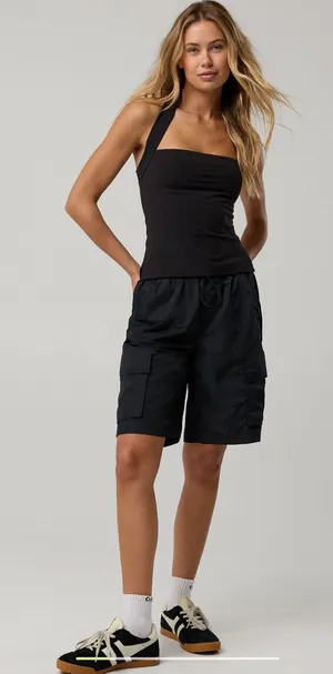 Aerie long cargo short thumbnail 1