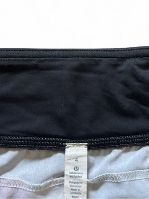 Lululemon Speed Short 2.5” Inseam Pigment Wave Multi / Black Size 4 ***No Liner thumbnail 4