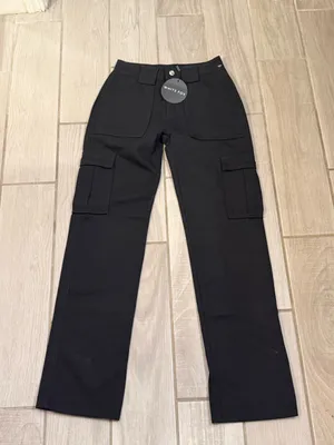 White Fox Boutique Black Cargo Jeans thumbnail 2