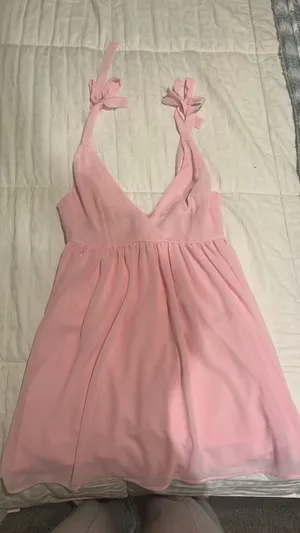 Lucy in the Sky Pink Mini Dress thumbnail 1