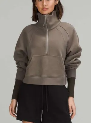 Lululemon Scuba Funnel Neck Brown thumbnail 1