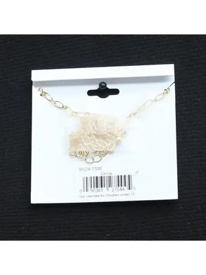 NWT Hope Heart Awareness Ribbon Necklace Gold Multi 17" + 3" thumbnail 2