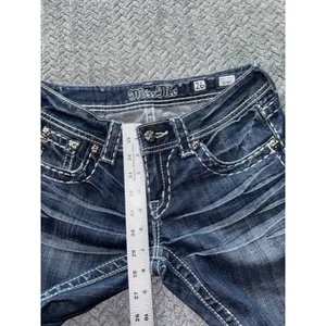 Miss Me Women's Skinny Blue Denim Low Rise Medium Wash Size 26‎ thumbnail 10