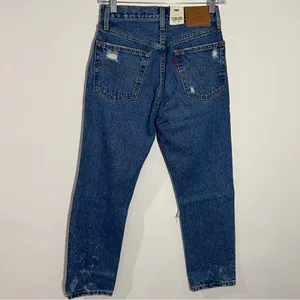 Levi's Women's 501‎ Original Premium Cropped Jeans Athens Ranks 24 x 26 Normcore thumbnail 8