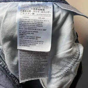 Levi's 515 Bootcut Jeans Dark Blue Denim Wash Mid Rise Zip Stretch Classic Sz 14 thumbnail 14
