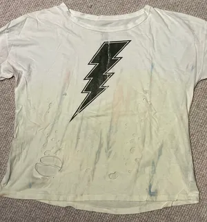 Urban Outfitters Hometown Heroes Tie-Dyed Lightning Bolt Tee thumbnail 4