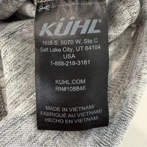 Kuhl Lea Cowl Neck Knit Sweater Dress Womens Medium HeatherGray Outdoor Gorpcore thumbnail 6