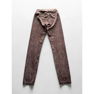 Wilo The Label Brown Zebra Print High Waisted Leggings Small Animal Print Active thumbnail 2
