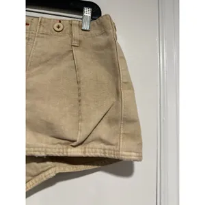 Free People All Yours Micro Shorts Sz:8 Light Brown utility-inspired cargo style thumbnail 7