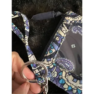 Vera Bradley Zip ID Case Deep Night Paisley thumbnail 3